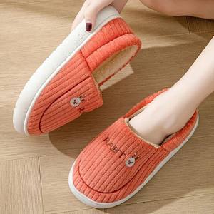 High Quality Wholesale PVC Sole Woman Flat <b>Slipper</b> Artificial Short Plush Lining <b>slippers</b> for <b>Women</b> With Best Quality - Product Image 5