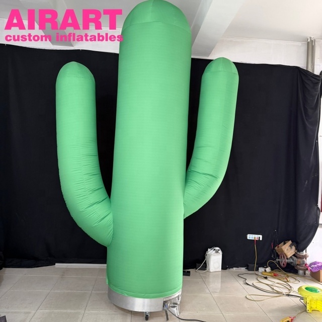 Giant Green Inflatable Cactus,base Decoration Inflatable Cacti for Special Event