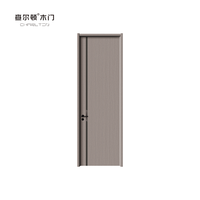 Porte intérieure de salle de bain en MDF de haute qualité, résistante à l'humidité, la plus vendue, pour la rénovation d'appartements modernes, accessoire de quincaillerie