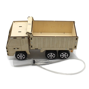 OKYN-G6716 Kit Fai-da-Te Camion Ribaltabile in Legno, Giocattolo Educativo Idraulico Creativo per l'Apprendimento e il Gioco - Product Image 1
