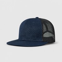Topi Trucker Jaring 6 Panel Bordir Logo Custom, Pinggiran Lengkung, Snapback, Grosir, Topi Baseball Bernapas untuk Pria Wanita