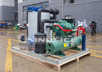 Vente flash : Machine à glace en flocons industrielle de 5 tonnes, performance stable avec contrôleur PLC pour usine de transformation de viande
