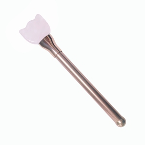 แท่งนวดพกพาลดบวม 100% ทำจากหินโรสควอตซ์ธรรมชาติ สำหรับกัวซาหน้า - Product Image 4