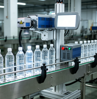 Codeur laser CO2 volant 35W 40W 60W à haute efficacité, imprimante automatique pour emballages de bouteilles PET et cartons, certifié CE, directement du fabricant