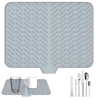 Nouvelle Arrivée 2026 Tapis de Séchage Vaisselle Antidérapant Grande Taille Résistant à la Chaleur Réutilisable pour Évier et Comptoir de Cuisine