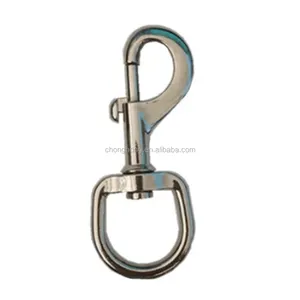 Zinc Alloy P Type Buckle Bag Accessories Stainless Steel 21*90mm Buckle for Dog Leash China Supplier Metal Snap Hook