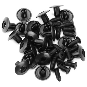 Clips de Sujeción de Acero de 8mm, Remaches Negros Universales para Parachoques y Guardabarros de Coche, Accesorios Automotrices Forjados para Reequipamiento/Actualización - Product Image 4