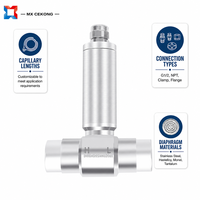 Transmetteur de pression différentielle industriel en silicium monocristallin, sortie analogique 4-20 mA, compact, en acier inoxydable