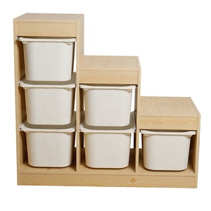 Enfants enfants en bois 6 étagère cube <span class=keywords><strong>jouet</strong></span> <span class=keywords><strong>meuble</strong></span> de <span class=keywords><strong>rangement</strong></span> <span class=keywords><strong>avec</strong></span> plastiques bacs - Product Image 1