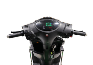 Motocicleta de carreras eléctrica de alta potencia de 1200W, largo alcance, 72V, 32Ah, scooter eléctrico rápido de 10 pulgadas para adultos con litio usado - Product Image 5
