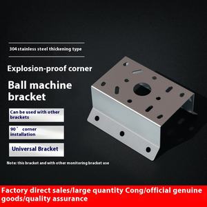 Support d'angle à 90 degrés en acier inoxydable 304 pour caméra de surveillance anti-explosion, accessoire de boule - Product Image 5