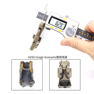 หัวเข็มขัดพลาสติกแบบเป่าลม KJM รุ่น A-259 ขนาดเส้นผ่านศูนย์กลางภายใน 21 มม. ทนทาน ใช้เป็นอุปกรณ์เสริมสำหรับกระเป๋าเดินทางกลางแจ้ง - Product Image 4