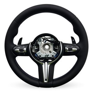 Volante de Cuero Completo, Agradable al Tacto, para <span class=keywords><strong>BMW</strong></span> M3 M5 X3 X5 E36 E82 F40 E83 E70 E90 E91 330i - Product Image 2