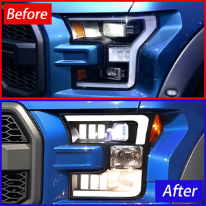 Phare LED DRL pour Ford Raptor F150 2015-2017, accessoires automobiles, 36W 6000K, ajustement universel, homologué DOT, vente en gros, nouveau, pièce d'origine - Product Image 4
