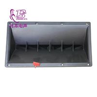 Les fabricants JH5979 fournissent des accessoires pour enceintes de scène, notamment des cornes de sonorisation de type line array de 50 pouces, de 330*195*210 mm, grande cornet.
