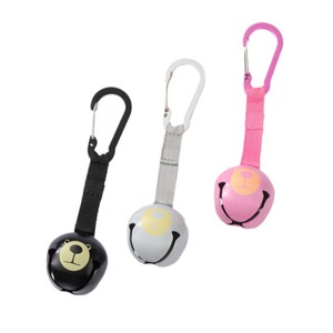 Campanello Anti-Orso da Esterno con Moschettone, Campanello di Avvertimento a Forma di Orso Cartone Animato per Escursionismo, Campeggio, Zaino in Spalla, Trekking in <span class=keywords><strong>Montagna</strong></span> - Product Image 1