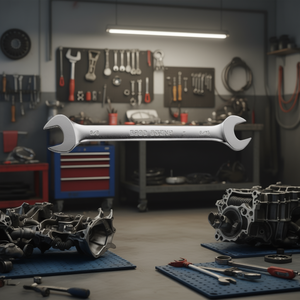 Llave de boca doble de 252 Np, 10 mm y 12 mm, para reparación automotriz - Product Image 3