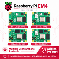 Module de calcul Raspberry Pi 4 CM4, carte mère BCM2711 Quad Core, WiFi, Bluetooth, EMMC en option, module de développement embarqué