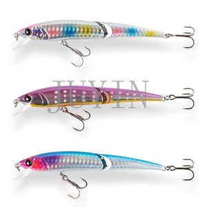 JUYIN stream river lake bionic glide fishing fishLure Eyes Hard Lure 3D Lure Eyes Mino 12g11CM ABS Plastic Double Lure