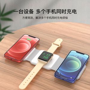 Chargeur sans fil 3 en 1 S30 15W magnétique pour Apple Watch, écouteurs et téléphone, charge rapide, interface Type C - Product Image 5