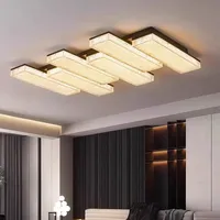Plafonnier LED encastré moderne en cristal K9 doré de luxe, à intensité variable, IP44 AC, pour salon, salle de bain, bureau à domicile