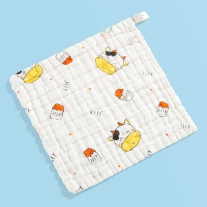 Vente en gros Débarbouillettes en mousseline de coton pour bébé Cadeaux pour bébé Serviette de toilette 6 couches Serviette de toilette pour bébé - Product Image 4