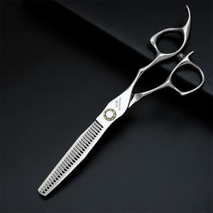 กรรไกรตัดผมคาวาโมโตะ เทรเชอร์ ซอว์ด แบร์ริง รุ่นบางเฉียบ ผลิตจากเหล็กกล้าไร้สนิม 440C สำหรับช่างทำผมมืออาชีพ ใช้สำหรับคนถนัดขวา - Product Image 5