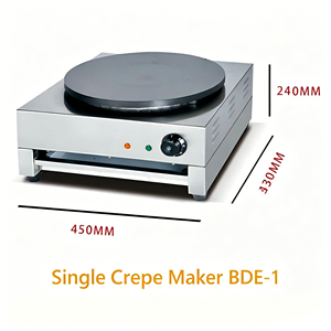 Nouvelle Plaque de Cuisson Commerciale Électrique et à Gaz en Acier Inoxydable pour Crêpes et Pancakes, Antiadhésive, Portable, Haute Productivité - Product Image 3
