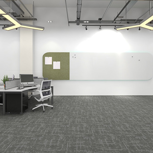 Nhà sàn mềm milliken sòng bạc 50x50 cọc vòng lặp Câu Đố hiện đại bitum mô-đun PP khách sạn gạch Thảm vuông - Product Image 6