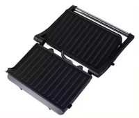 Gril à panini électrique domestique à 2 tranches Gaufrier à sandwich Revêtement antiadhésif Contact Grill