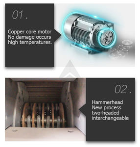 Diferentes modelos de trituradoras de martillo para cemento, cerámica, vidrio, carbón, Ganga, etc. - Product Image 3