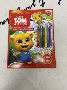 Libro para colorear <span class=keywords><strong>Tom</strong></span> personalizado para niños con crayones con pegatinas servicio de impresión de juguetes educativos para niños - Product Image 2