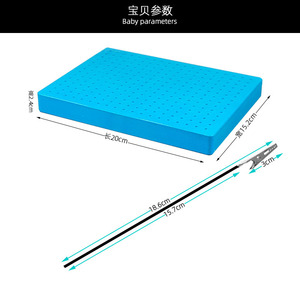 Large Blue Metal Painting Clamp <b>Set</b> Rectangle Standing Type Durable 10 Pieces For Model <b>Spray</b> Painting - Product Image 4