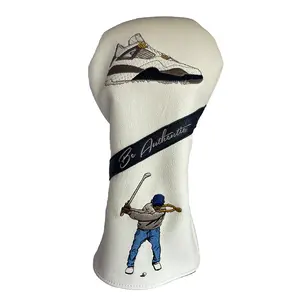 Golf Putter Blade Head Cover Funny Shoe Shaped PU Leather Golf