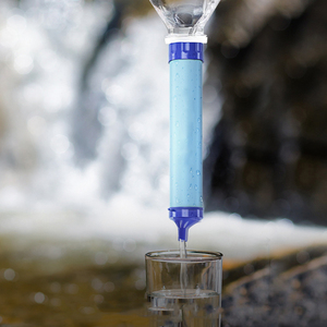 Filtre à eau portable DELANHUWI pour la randonnée, le camping, les voyages, les situations d'urgence, la survie, multi-couleurs, léger, filtration - Product Image 3