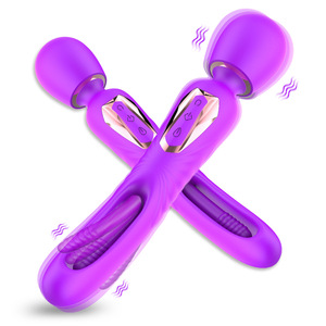 Rechargeable Silicone <b>Wand</b> Massager Intimate Wellness Device OEM Private Label Manufacturer - Product Image 4