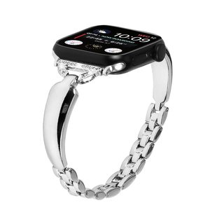 <span class=keywords><strong>Bracelet</strong></span> en alliage de <span class=keywords><strong>bracelet</strong></span> intelligent de mode de luxe 38mm 40mm 41mm pour bracelets <span class=keywords><strong>Apple</strong></span> <span class=keywords><strong>Watch</strong></span> - Product Image 4