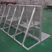 Barrière de contrôle des foules pliante Portable pour Concerts allée sécurité en aluminium chaud événement clôture treillis affiche foule en acier