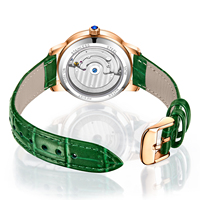 1009 Montres Automatiques pour Femmes Étanches, Coffret Cadeau de Luxe, Style Guess Tendance, Nouvelle Collection Vintage Élégante