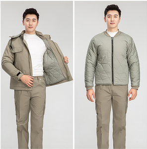 DFW0216 Uniformes Antiestáticos Color Caqui para Electricistas, Versión Invernal con Control de Temperatura - Product Image 2