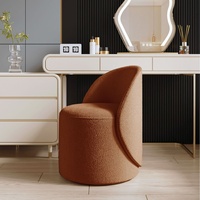 Moderner Luxus Schlafzimmer Schminkhocker Leicht Drehbarer Rücken Haus Internet-Star Schminkstuhl für Wohnzimmer Modern