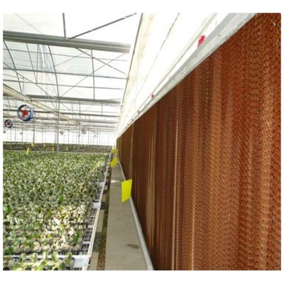 Brown Cellulose Water Indirect Evaporative Cellulose Cooling Panels Pad for Evaporative Greenhouse Wet Wall