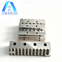 Lames de broyeur à tige unique rotative en carbure, carrées, plates, de 34, 40, 60, 80, 100 mm, pour machines de recyclage (OEM)