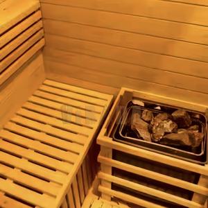 تصميم تقليدي جديد للساونا الخارجية لشريحة 2-4 أشخاص من الخشب الصلب والبخار الرطب للاسترخاء - Product Image 3