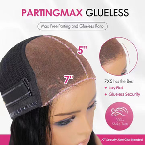 7x5 pelucas sin pegamento cabello humano prearrancado Wear and Go Raw brasileño onda profunda rizado Frontal peluca precortada 13x6 HD peluca con malla Frontal - Product Image 5