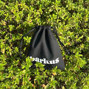 OEM/ODM Eco Friendly Organic Cotton Pouch Cotton Drawstring <b>Bag</b> With Double <b>Strings</b> - Product Image 1