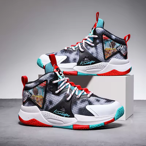 Chaussures de basketball unisexe haute élasticité, respirantes, style designer, pour jeunes et étudiants, idéales pour le sport en extérieur - Product Image 4