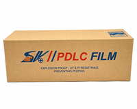 Película Inteligente PDLC de 12V, Película Eléctrica de Tinte con Control Remoto, Protección de Privacidad para Ventanas Laterales de Automóviles, 0.45mm, Fabricante