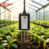 Sonde de température et d'humidité du sol Rika RK520-01 à faible coût, numérique, sortie 4-20mA RS485, IP68, 316SS, pour l'agriculture