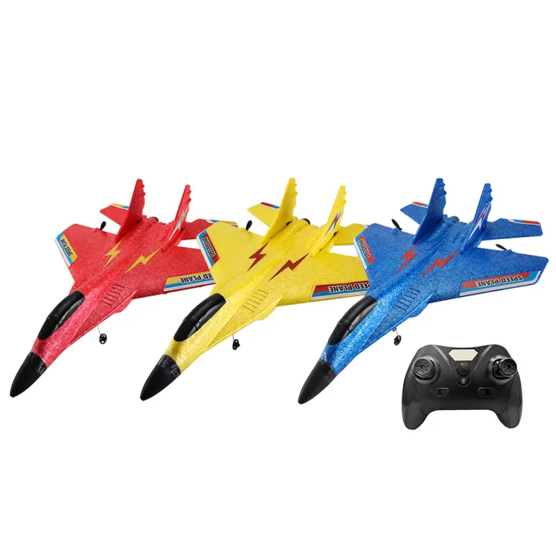Remote control foam glider aeroplane outdoor flying airplane launcher toys